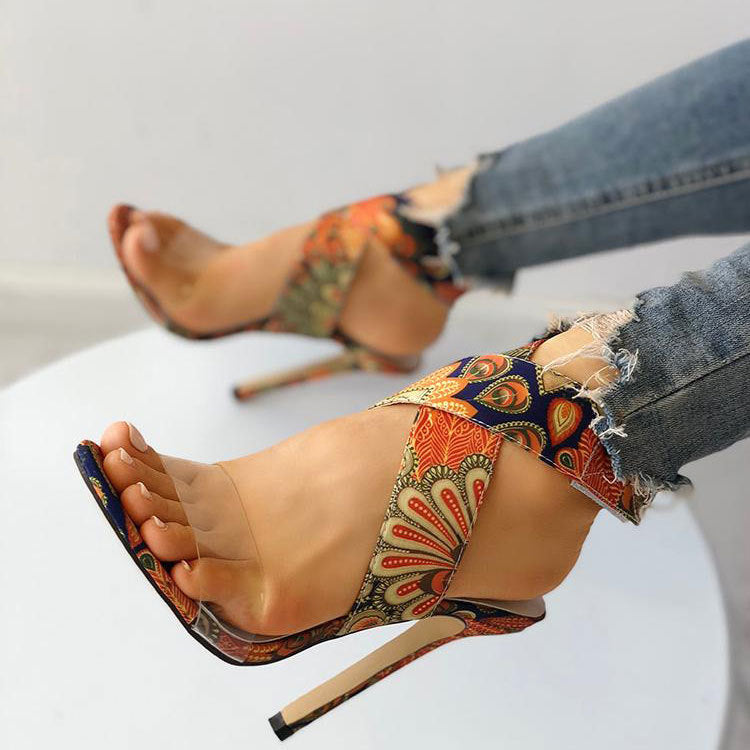 Fashionable Printed Stiletto Heel