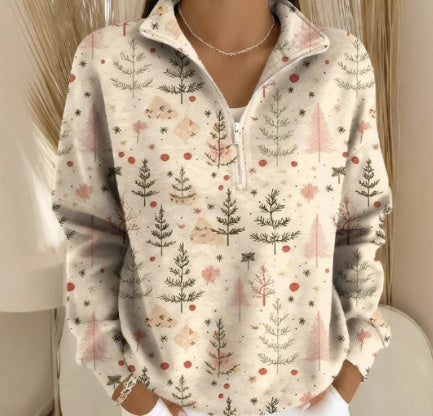 Half-zip Pullover Hoodie Outdoor Sports T-shirt Long Sleeve