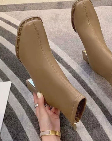 Fallwinter Chunky Heel Ankle Boots