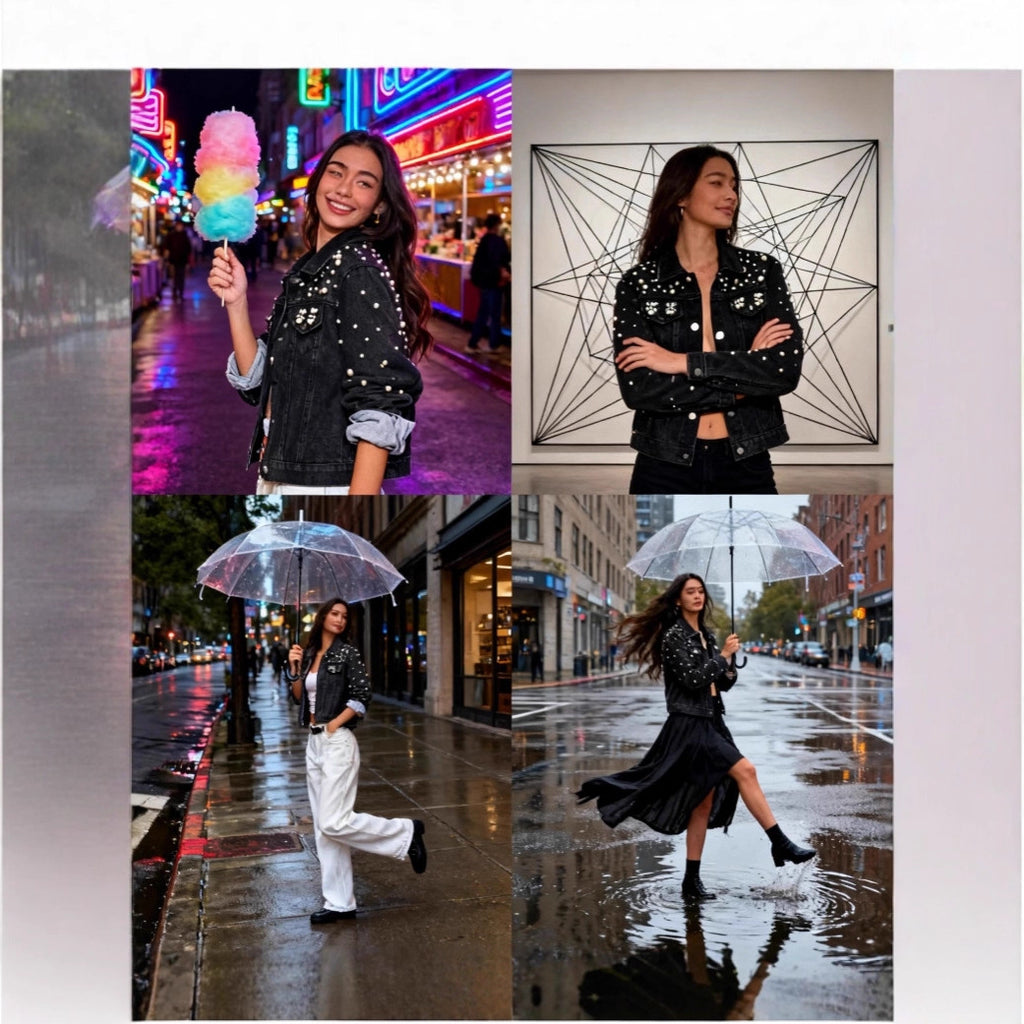 Women's Black Stylish Slim-fit Jacket Top