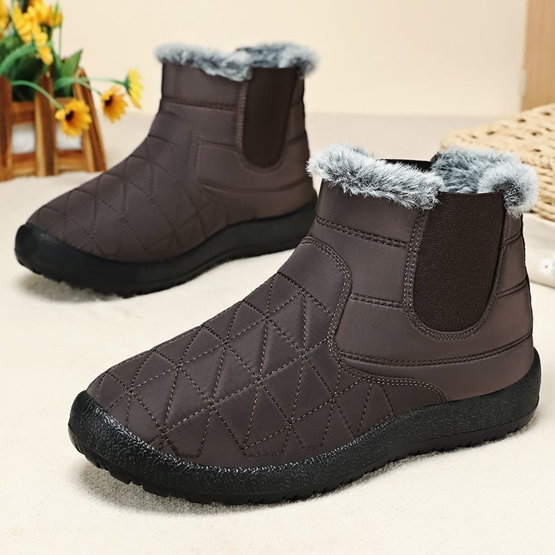 Womens Fleece-Lined Waterproof Non-Slip Insulated Extra-Thick Shoes