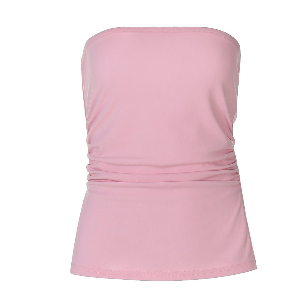 Women's Tube Top Stretch Tight Off-shoulder Top