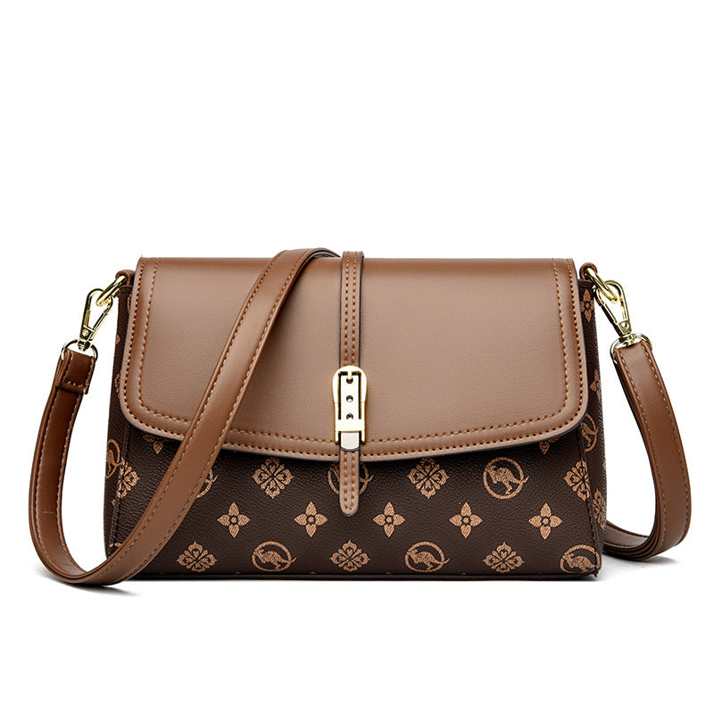 Printed High-Capacity Shoulder Bag