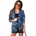 Fashionable Long-sleeve Printed Suit