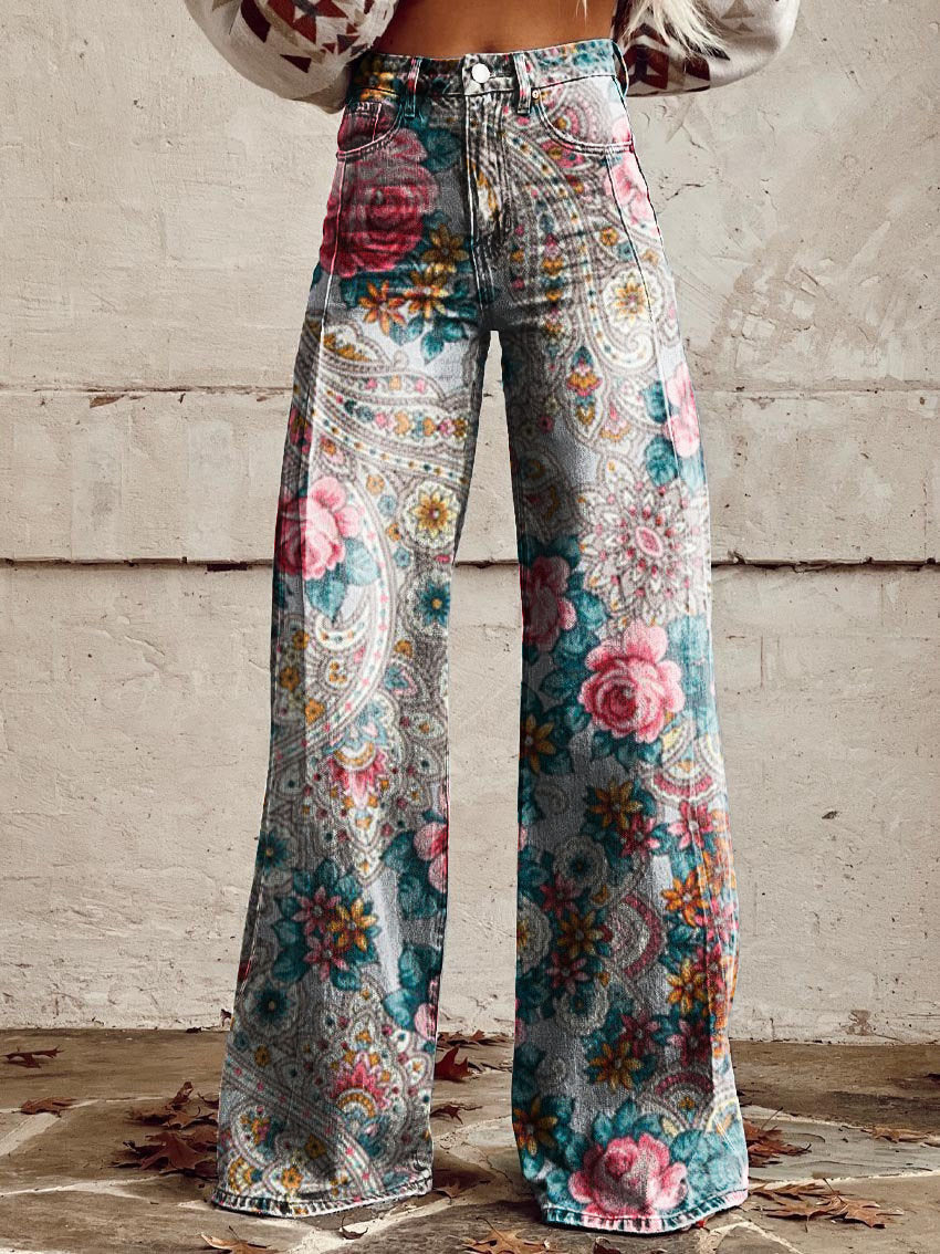 Hot Selling Plus Size Women's Casual Pants Thin Imitation Jeans