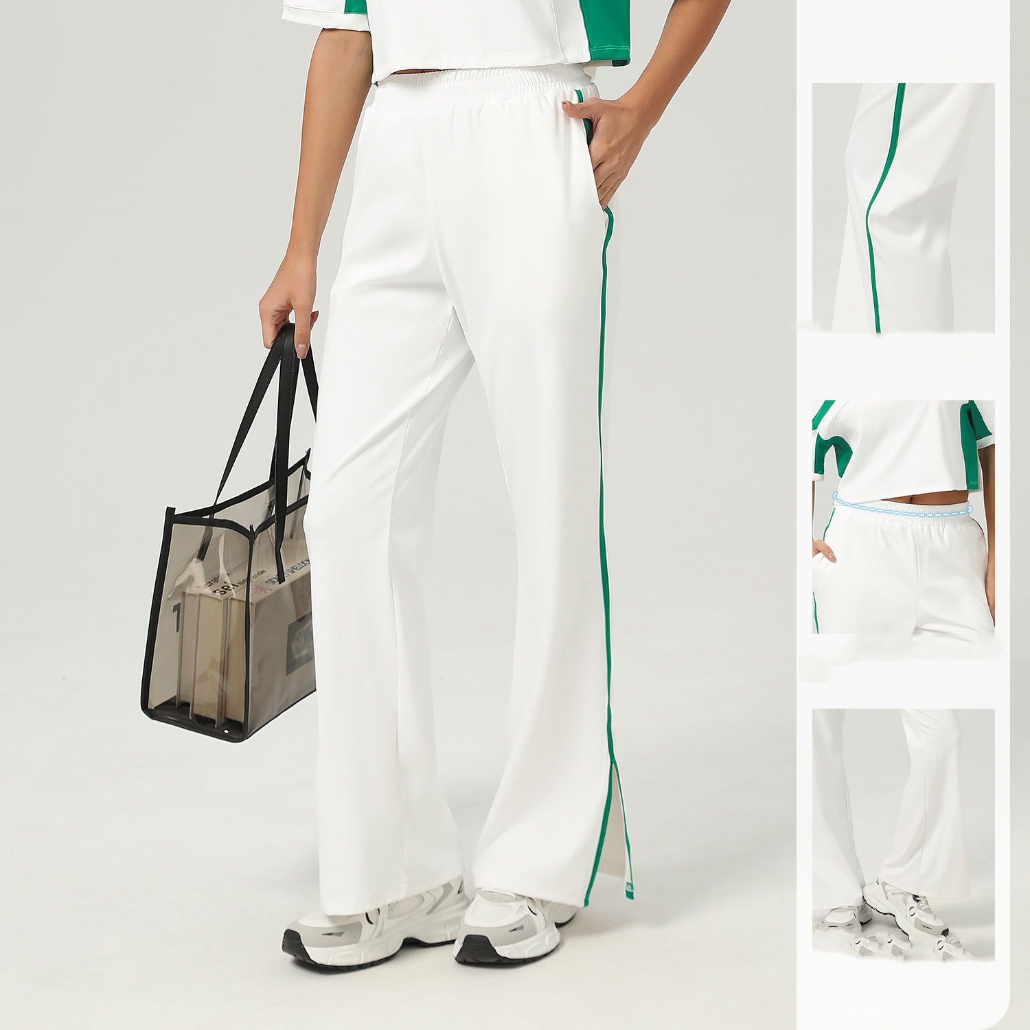 Loose-fit Athletic Wide-leg Pants