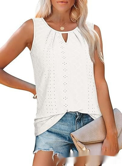 Loose-fitting Casual Sleeveless Top