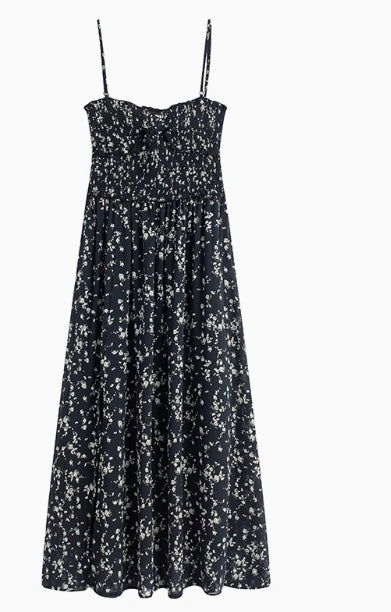 French Romantic Floral Camisole Dress