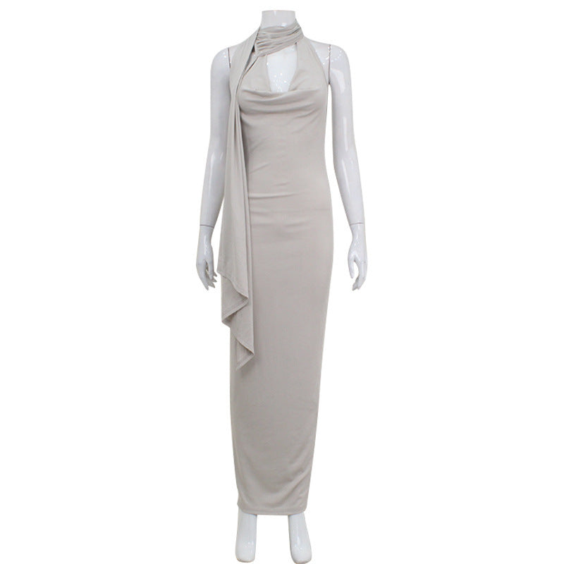 Pure Desire Long Dress With Ribbons For Women