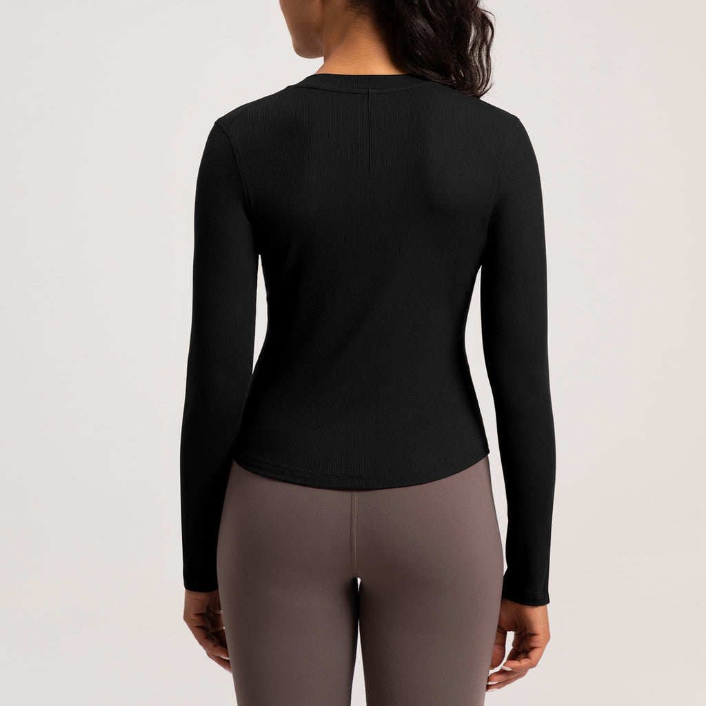Sports Yoga Wear Running Fitness Long Sleeve Top