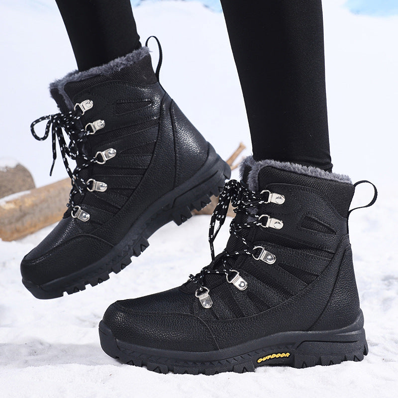 Womens Snow Boots With Fleece Lining For Extra Warmth