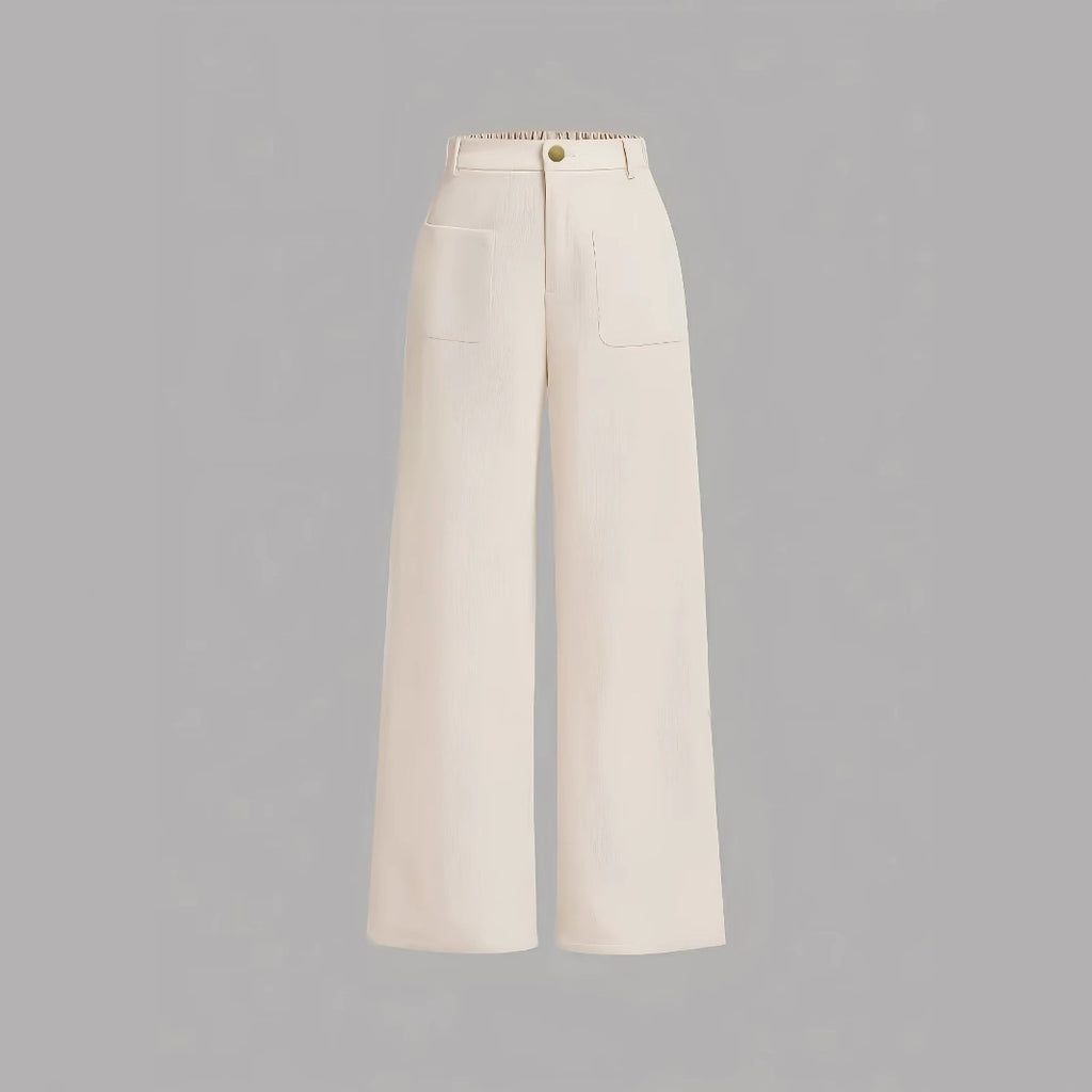 Tall Loose All-matching Corduroy Retro Straight-leg Trousers